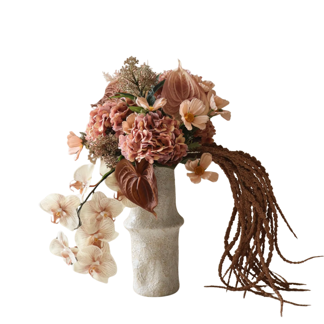 Old Rose Artificial Flower Bouquet-1