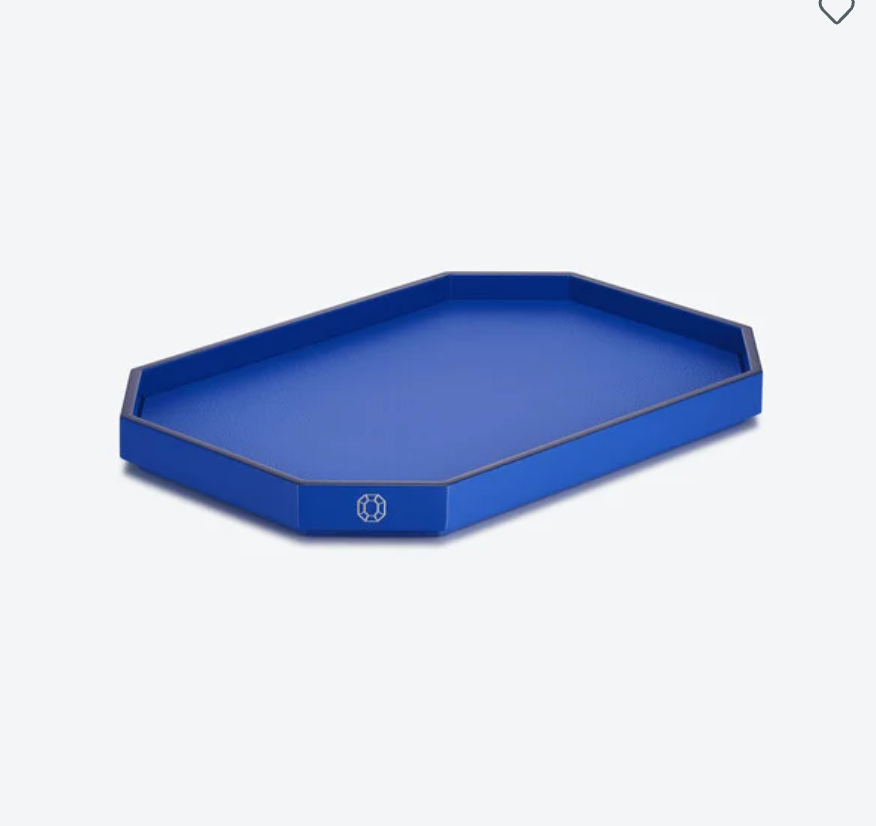 Plateau Octogone Bleu L-5