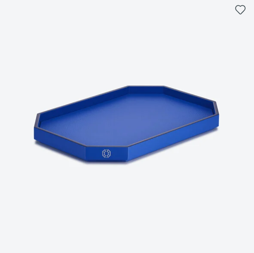 Plateau Octogone Bleu M-5