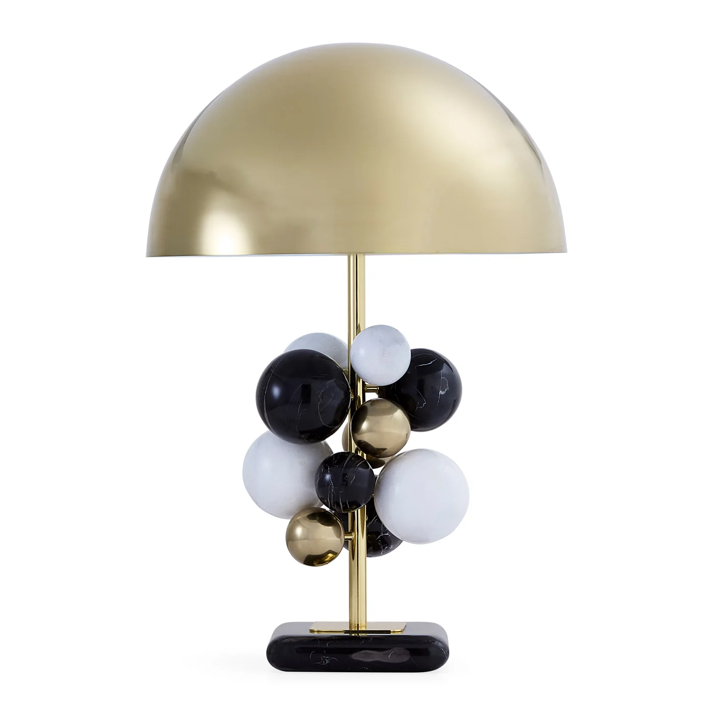 Globo Lampe de Table Noire/Blanche-1