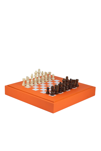 Tangerine Chess Set