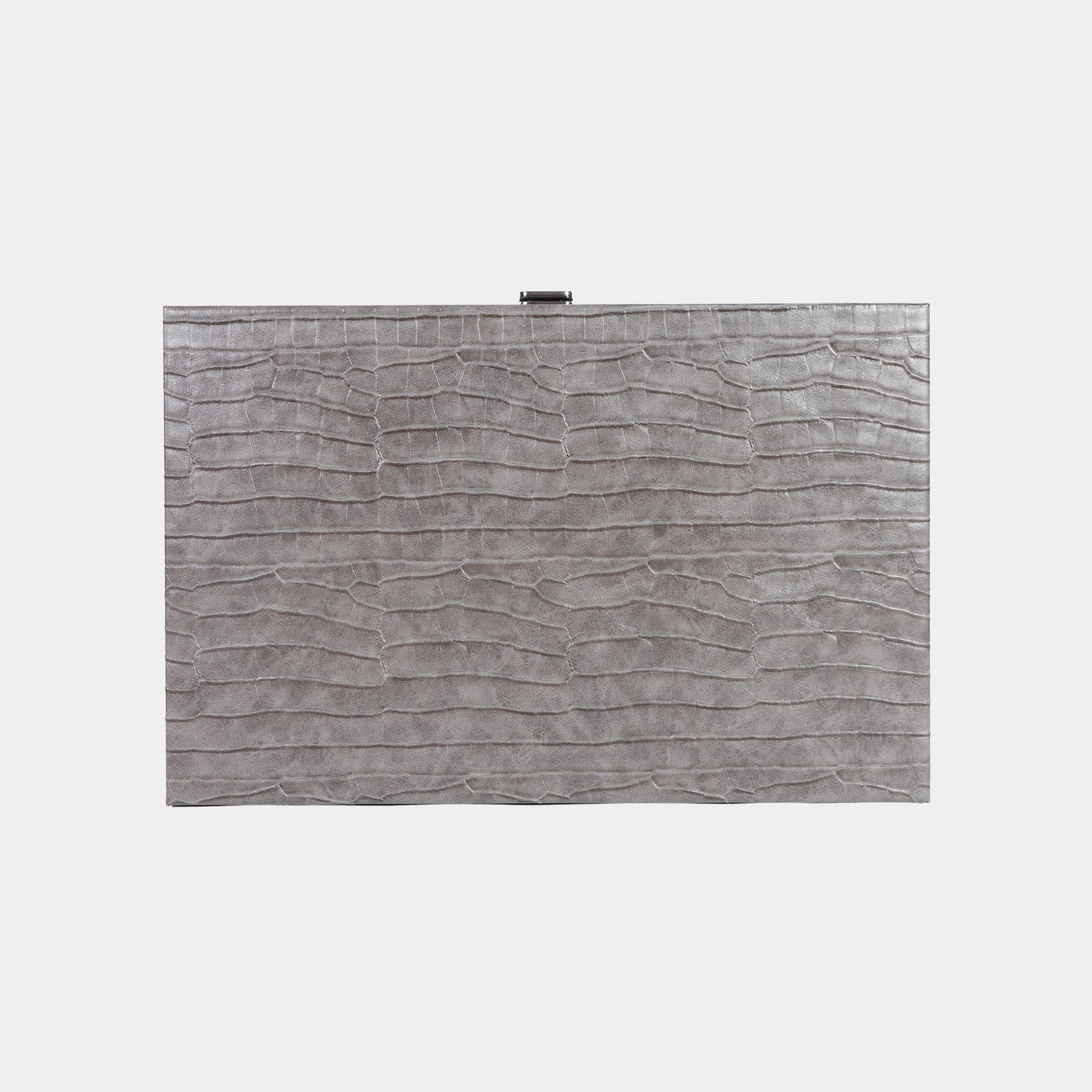 Backgammon Anthracite Grey Alligator Medium-4