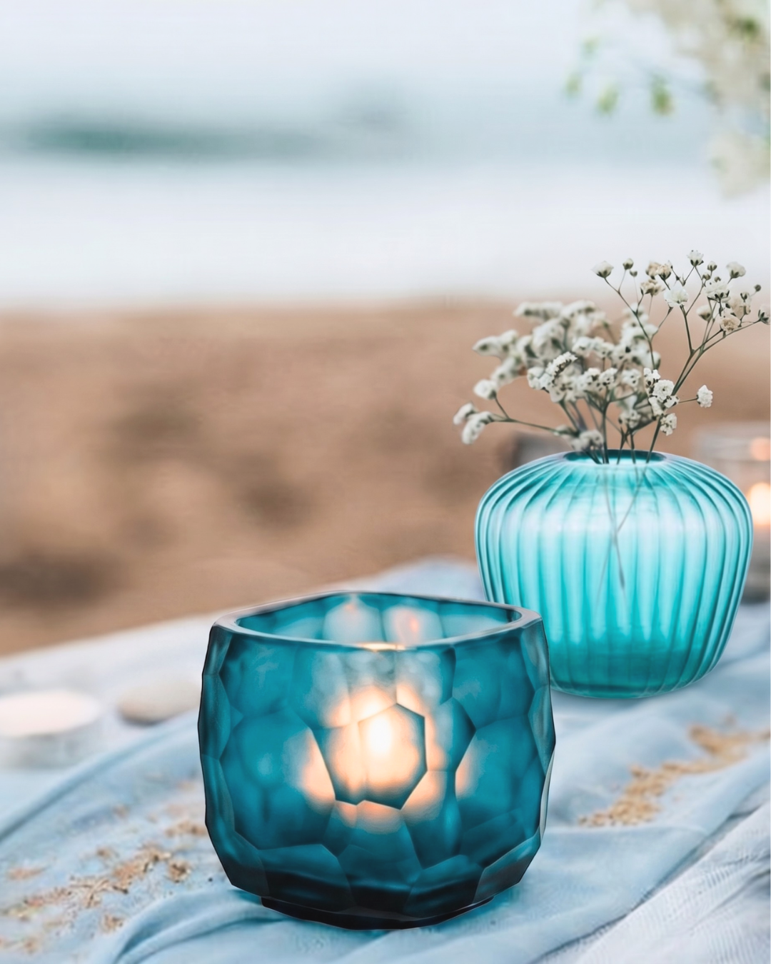 Tealight Holder Yava Essence Clear Petro-3