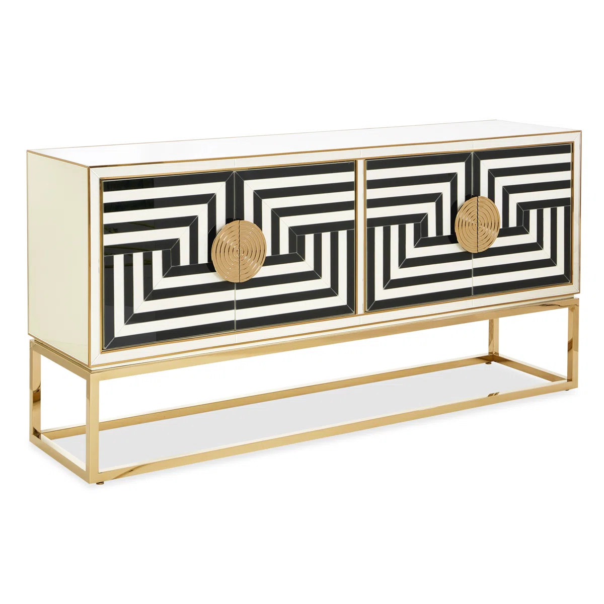 Op Art Credenza 4 Portes-3