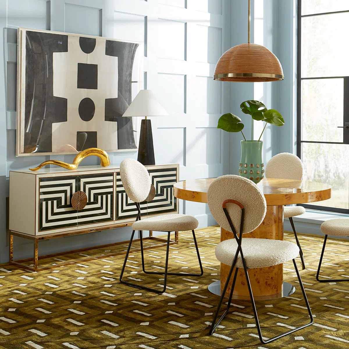 Op Art Credenza 4 Portes-7