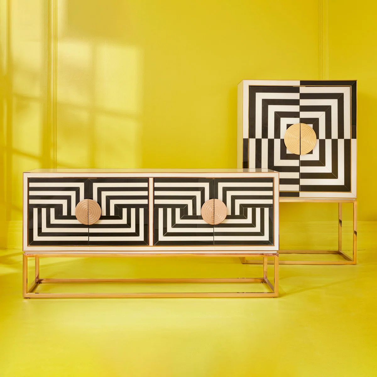 Op Art Credenza 4 Portes-8