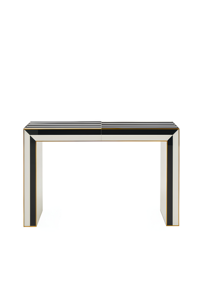 Op Art Waterfall Console