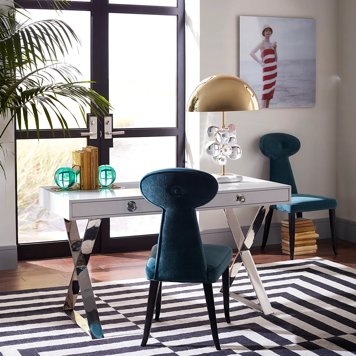 Globo Lampe de Table Blanche-3