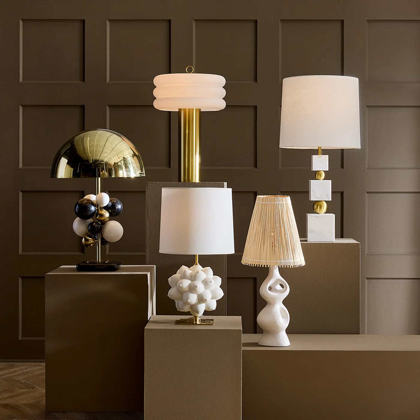 Globo Lampe de Table Noire/Blanche-3