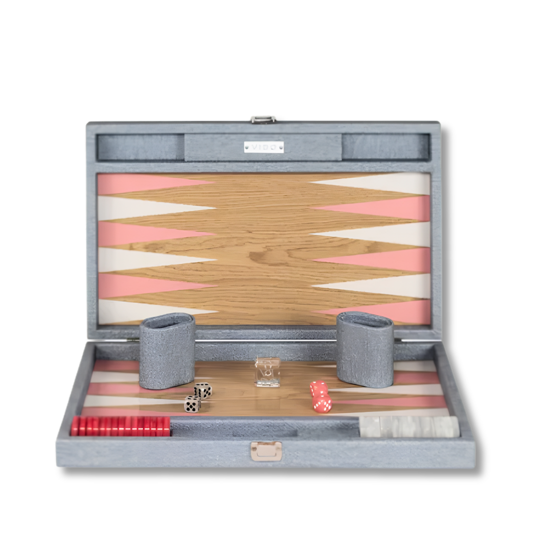 Backgammon Bois Denim Pink - Medium-1