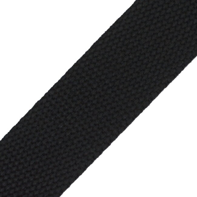 Zwart | Tassenband | Katoenlook