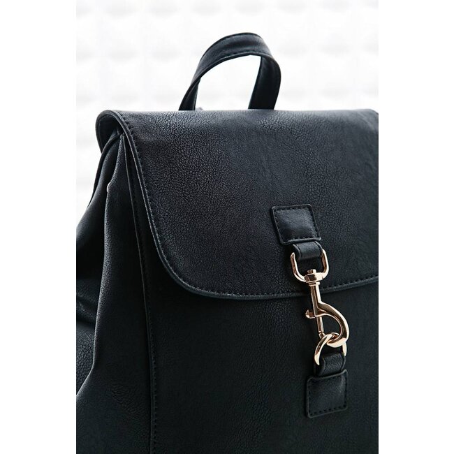 Small black backpack