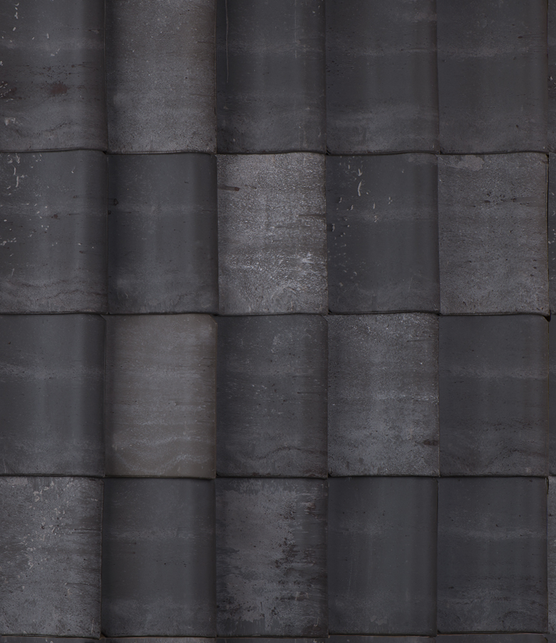 Dakpannen verouderde look