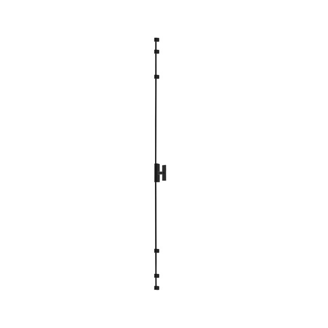 Dauby Dauby Pure Line decoratief raambeslag type 2017 T-vorm  verouderd ijzer - zwart  per stuk