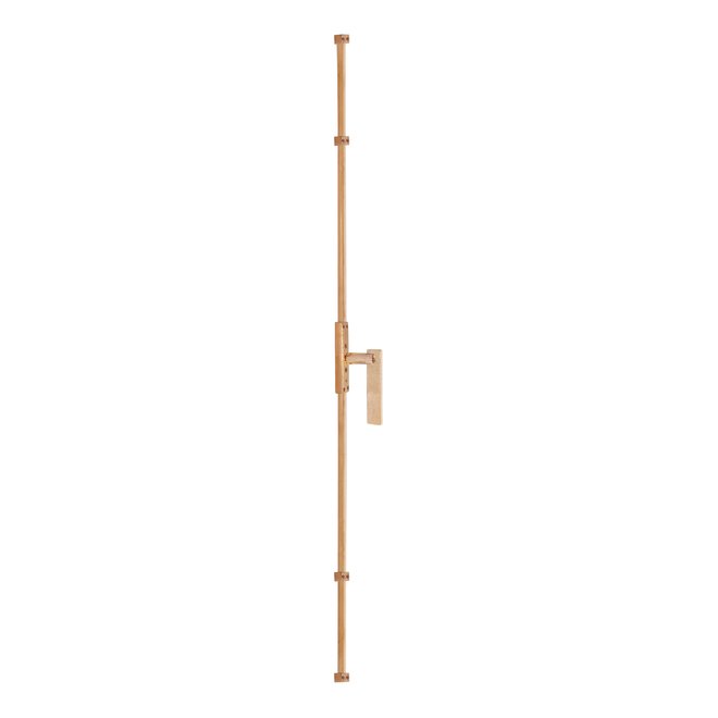 Dauby Dauby decoratief raambeslag "Pure Line type 2017" brons gepolijst per stuk
