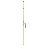 Dauby Dauby decoratief raambeslag "Pure Line type 1925+"  brons gepolijst  per stuk