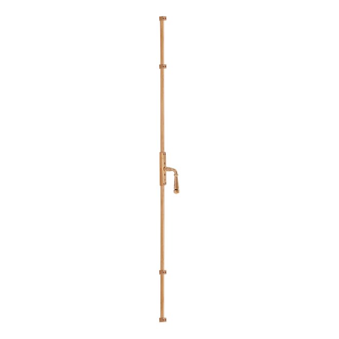 Dauby Dauby decoratief raambeslag "Pure Line type 1830"  ruw brons gepolijst  per stuk
