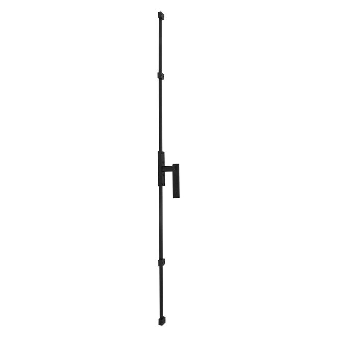 Dauby Dauby decoratief raambeslag "Pure Line type 2017"  verouderd ijzer - zwart  per stuk