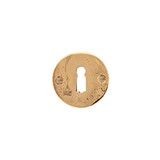 Dauby Dauby Pure Line sleutelrozet 50mm brons gepolijst  per stuk