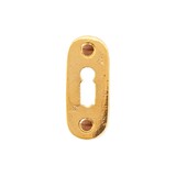 Dauby Dauby Pure Line sleutelrozet  ovaal brons gepolijst 65X28Mm per stuk