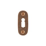 Dauby Dauby Pure Line sleutelrozet  ovaal brons gepolijst 65X28mm per stuk