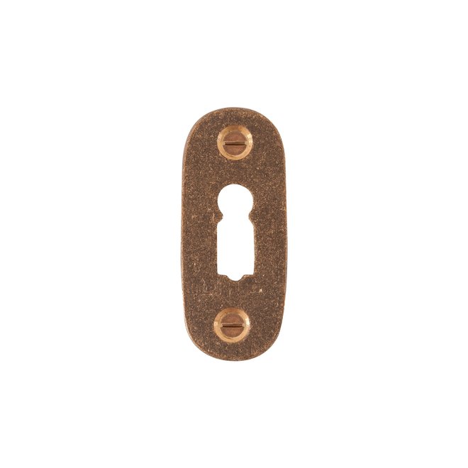 Dauby Dauby Pure Line sleutelrozet  ovaal brons gepolijst 65X28mm per stuk