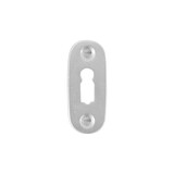 Dauby Dauby Pure Line sleutelrozet ovaal mat wit brons 65X28mm per stuk