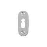 Dauby Dauby Pure Line sleutelrozet  ovaal wit brons  65X28mm per stuk