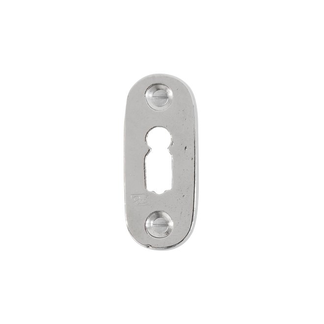 Dauby Dauby Pure Line sleutelrozet  ovaal wit brons  65X28mm per stuk
