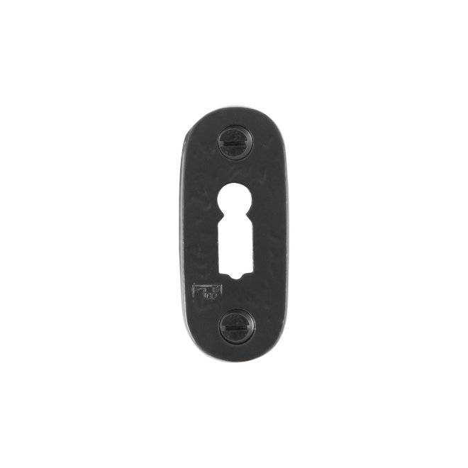 Dauby Dauby Pure Line sleutelrozet verouderd ijzer - zwart 65X28Mm per stuk