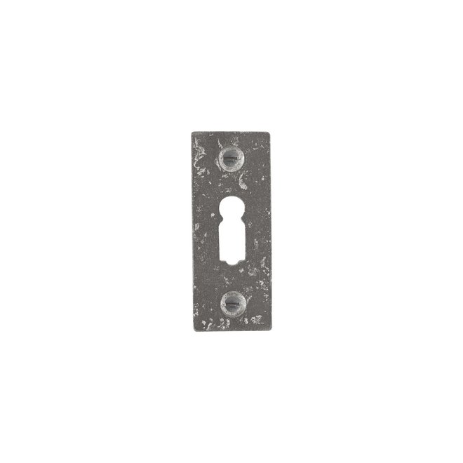 Dauby Dauby Pure Line sleutelrozet rechthoek  ruw metaal  30X68mm per stuk