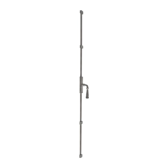 Dauby Dauby decoratief raambeslag "Pure Line type 1830"  ruw metaal  per stuk