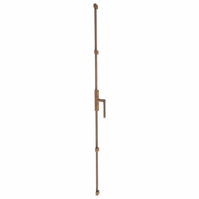 Dauby Dauby decoratief raambeslag "Pure Line L-vorm"  ruw brons  per stuk