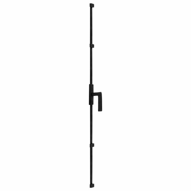 Dauby Dauby decoratief raambeslag "Pure Line type 1928"  verouderd ijzer - zwart   per stuk