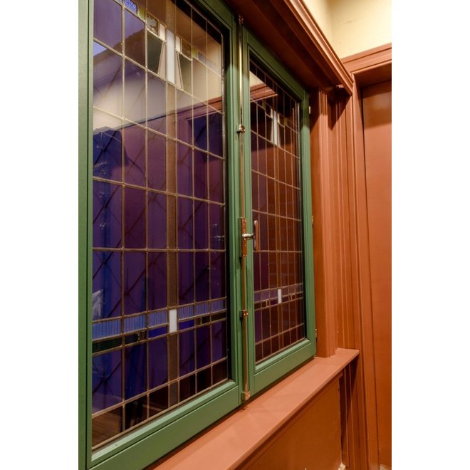 Dauby Dauby decoratief raambeslag "Pure Line T-vorm"  wit brons  per stuk