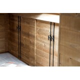 Dauby Dauby decoratief raambeslag "Pure Line T-vorm"  verouderd ijzer - zwart  per stuk