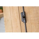 Dauby Dauby decoratief raambeslag "Pure Line T-vorm"  verouderd ijzer - zwart  per stuk