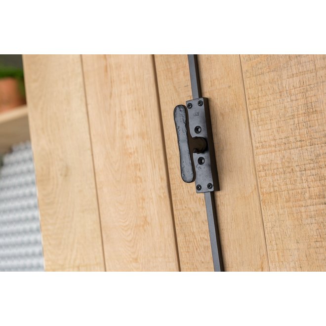 Dauby Dauby decoratief raambeslag "Pure Line T-vorm"  verouderd ijzer - zwart  per stuk