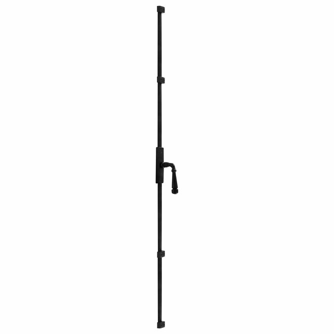 Dauby Dauby decoratief raambeslag "Pure Line type 1830"  verouderd ijzer - zwart  per stuk
