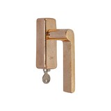Dauby Dauby Pure Line raamklink type 1928 brons gepolijst afsluitbaar  per stuk