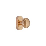 Dauby Dauby Pure Line raamklink rond  brons gepolijst  per stuk