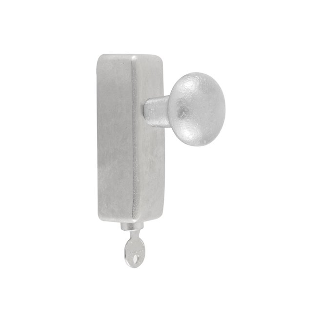 Dauby Dauby Pure Line raamknoprond draai/kiep mat wit brons afsluitbaar per stuk