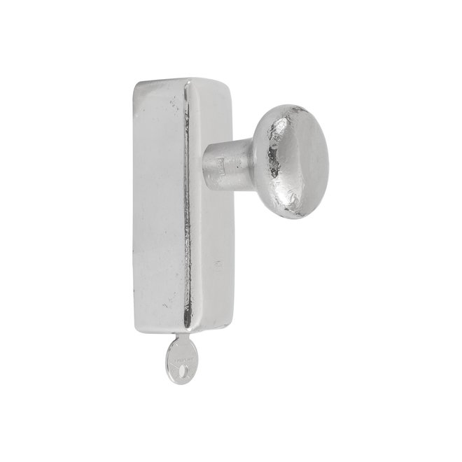 Dauby Dauby Pure Line raamklink rond draai/kiep wit brons afsluitbaar per stuk
