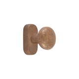 Dauby Dauby Pure Line raamknop rond  ruw brons  per stuk