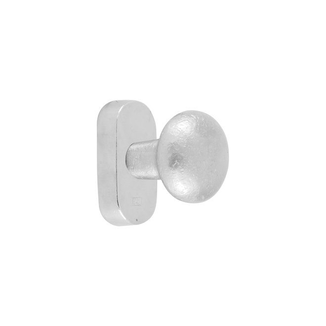Dauby Dauby Pure Line raamklink rond  mat wit brons per stuk