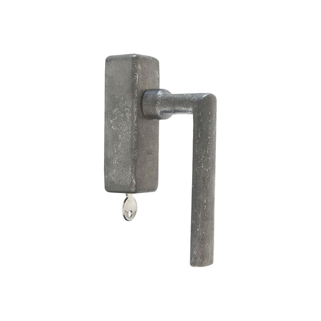 Dauby Dauby Pure Line raamklink type 1930 ruw metaal afsluitbaar per stuk