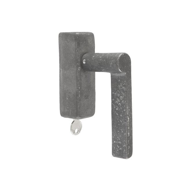 Dauby Dauby Pure Line raamklink type 1928 ruw metaal afsluitbaar rechts per stuk