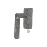 Dauby Dauby Pure Line raamklink type 1928 ruw metaal afsluitbaar  links per stuk
