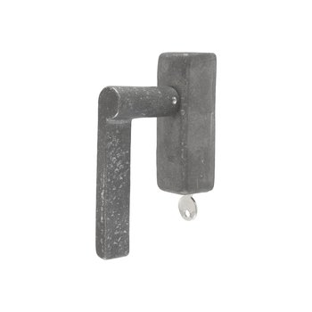 Dauby Pure Line raamklink type 1928 ruw metaal Dauby Pure Line raamklink type 1928 ruw metaal