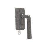 Dauby Dauby Pure Line raamklink type 1925+ ruw metaal afsluitbaar per stuk